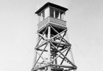 Feldtmann Fire Tower, Feldtmann Ridge, ca. 1952: [NVIC: 50-1078], ISRO Archives.