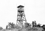 Mt. Ojibway Tower (#332), Mount Ojibway, 1951: [NVIC: 50-152], ISRO Archives.