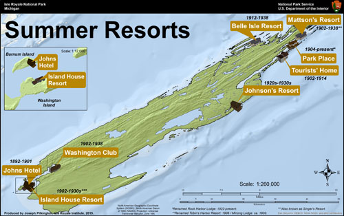 Early Era Summer Resorts, Isle Royale Institute, 2015.