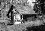 Log Cabin, 1935: Wolbrink Collection [Sheet 4, Photo A], ISRO Archives.