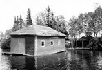 Emerson Boathouse, 1950s: [NVIC: 50-1113], ISRO Archives.