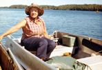 E.K. in Harbor, 1966: Grant Merritt Collection, Isle Royale National Park.