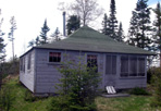 Frances Andrews Cottage (#353), 2011: Barnum Island Survey, Isle Royale National Park.