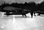 Planes Parked on Ice of Rock Harbor, February, 1942: [NVIC: 40-046], ISRO Archives.