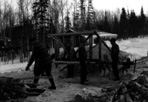 The Wood-Crew at Camp Isle Royale, ca. 1937: [NVIC: 30-034], ISRO Archives.