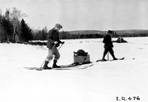 Doctor from Camp Siskiwit on way to Hay Bay, Camp Siskiwit, ca. 1938: [NVIC: 30-219], ISRO Archives.