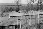 View of Camp Siskiwit from Water Tower, August 1938: Kieley, [NVIC: 30-138], ISRO Archives.