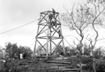 Mt. Ojibway Tower Construction (#332), Mount Ojibway, ca. 1930: [NVIC: 30-293], ISRO Archives.