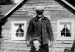 Jack Bangsund with John, ca. 1940: John W. Bangsund Collection, Isle Royale National Park.