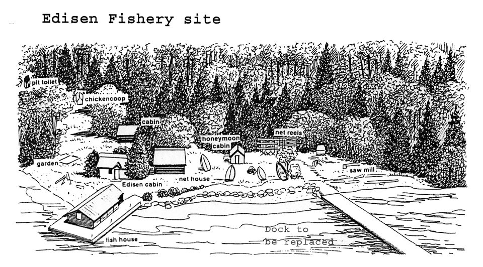 Edisen Fishery Site Map