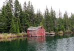 Mattson Fish House (#292B), 2015: Tobin Harbor Survey, Isle Royale National Park.