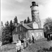 Rock Harbor Light, W.W. Dunmire, ISRO Archives. [1963, NVIC: 60-193]