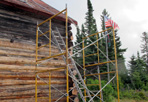 Johns Hotel (#351), 2014: Restoration Project, Isle Royale National Park.