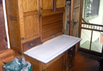 Beard Kitchen Hutch, 2012: Beard Cottage Inventory, Isle Royale National Park.