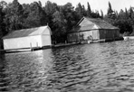Barnum Boathouses and Docks (#348 & #349), 1935: Wolbrink [Sheet 040, Photo B], ISRO Archives.